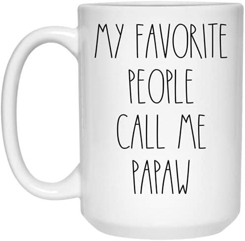 Papaw - Moja omiljena ljudi me zovu Kava bubalo Papaw, Inspirirana Ray Dunn, Stil Ray Dunn, rođendan - Sretan Božić - očev