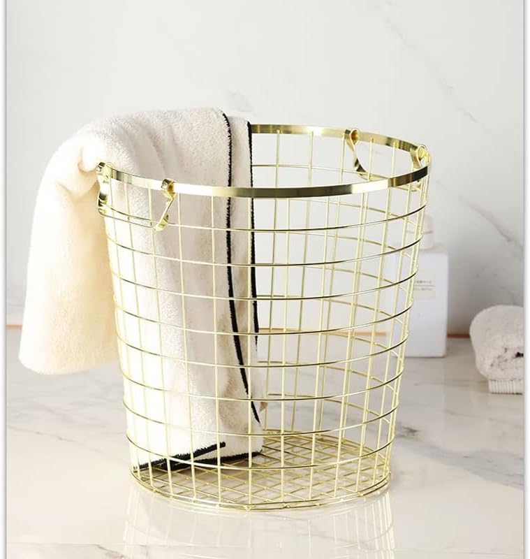 Košarice za rublje košarica za prljavu odjeću s ručkama Metalna košarica za pohranu kućne kupaonice košarica za presvlačenje