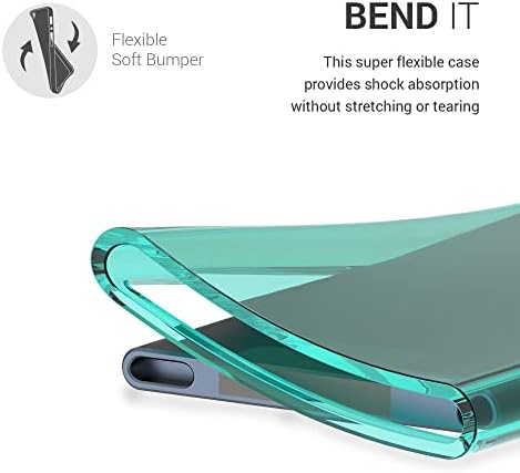 KWMobile Crystal fuse kompatibilan s Apple iPod nano 7 mekim TPU silikonskim zaštitnim poklopcem - zeleni/prozirni