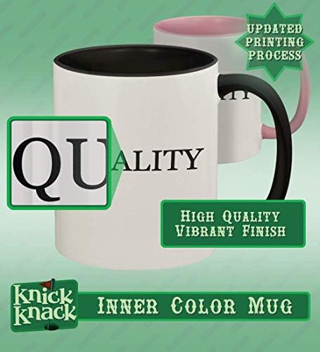 Knick Knack Pokloni Khaliff - 11oz hashtag keramička ručka u boji i šalica šalice kave, crna