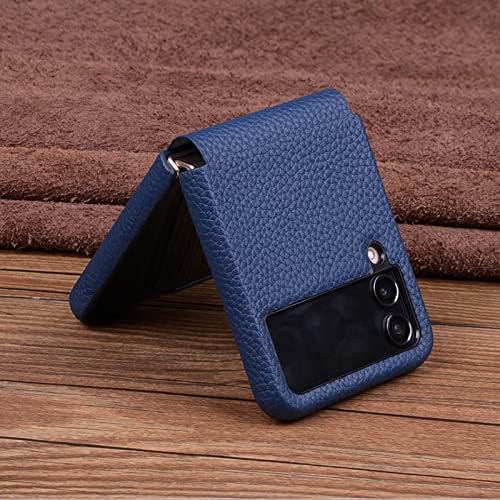 Torbica za mobitel od prave kože Koliyn, za Samsung Galaxy Z Flip 4 Case 6,7-inčni luksuzna torbica za poslovni telefon s