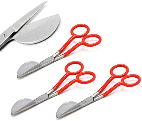 3 × Duckbill Red Scissors 6 nož za popravak tepiha od nehrđajućeg čelika od nehrđajućeg čelika G.S internetska trgovina