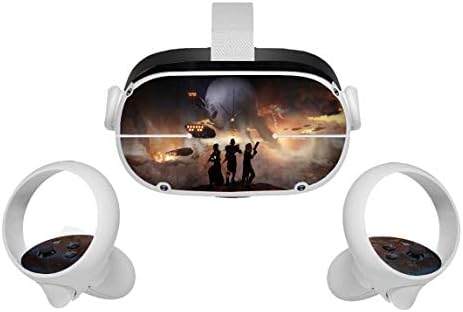 DuythaiBoshop Akcija MMO Video Game Oculus Quest 2 Skin VR 2 Skins slušalice i kontroleri naljepnice Zaštitni pribor za zaštitu