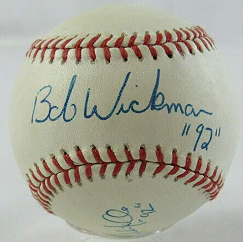 Bob Wickman Sam Militello potpisao je autografski autogram Rawlings Baseball B91 - Autografirani bejzbols