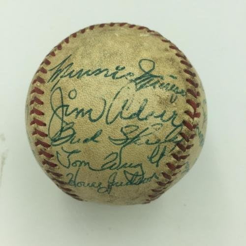 Lijepa ekipa Chicago White Sox iz 1952. godine potpisala je bejzbol američke lige Nellie Fox JSA - Autografirani bejzbol