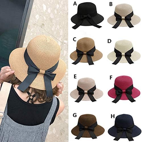Ženski slamnati šeširi širokog oboda, Sunčani šešir sa zrakama, pakirani i elegantni ljetni šeširi širokog oboda