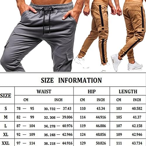 Endoradore muški modni joggers hlače casual solid u boji džepni džepovi sportski svakodnevni trening hlače konusne duge hlače