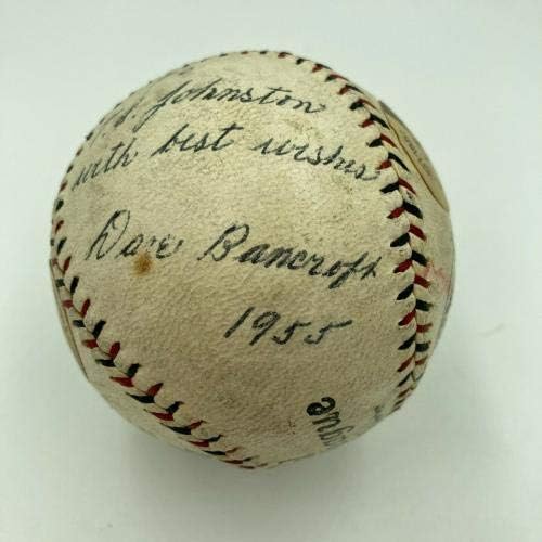 Dave Bancroft singl potpisao je jubilarni bejzbol Nacionalne lige iz 1926. godine s JSA CoA - Autografirani bejzbol