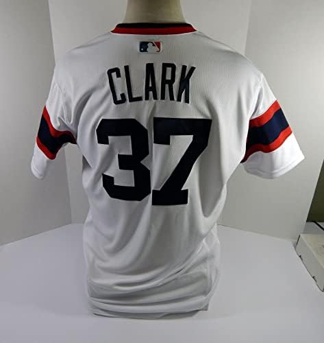 2022 Chicago White Sox Howie Clark 37 Igra izdana White Jersey 50. ASG P 1 - Igra korištena MLB dresova