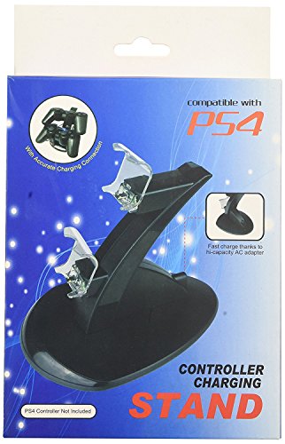 Generički punjač s dvostrukim punjenjem za PS4/PS3/PS2 kontroler - PlayStation 4, Black