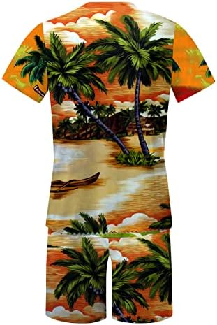 BMISEGM Ljetne predimenzionirane majice za muškarce proljetna ljetna odjeća plaža kratka rukava tiskana košulja kratka prsluk