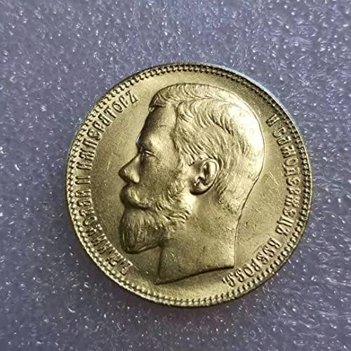 Antikni zanat Rusija 1908 Brončana strana prigodna kovanica srebrni dolar 1378