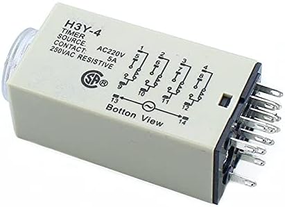 ZLAST H3Y-4 0-3M napajanja za vrijeme kašnjenja Timer DPDT 14PINS H3Y-4 DC12V DC24V AC110V AC220V