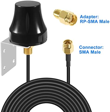 4G LTE antena SMA muški vanjski vodootporni fiksni nosač zida bežična antena kompatibilan s 4G LTE usmjerivača ćelijsko pojačalo