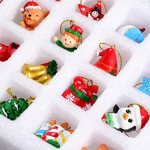 Adventski kalendari kalendar odbrojavanja 24pcs božićne figurice od smole igračke za odbrojavanje božićnog drvca ukrasi za