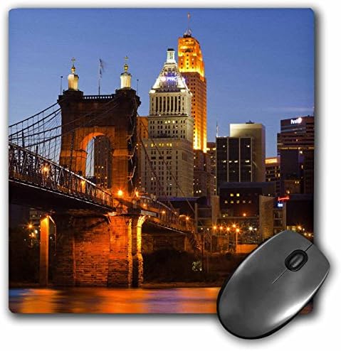 3. Gradski krajolik Cincinnatija, Ohio, SAD u sumrak-936 90041 podloga za miša, 8 8 8