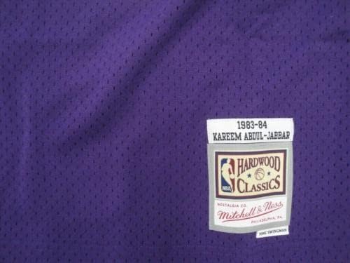 Kareem Abdul -Jabbar potpisao Auto Mitchell & Ness Jersey Lakers Hof 95 Fanatics - Autografirani NBA dresovi