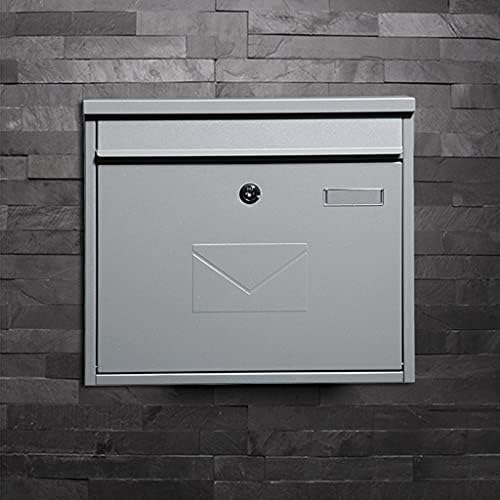 BHVXW zidni montirani poštanski sandučić vanjski skladišta apartman home vrtni kutija s karticama poštansko kutije s bravom