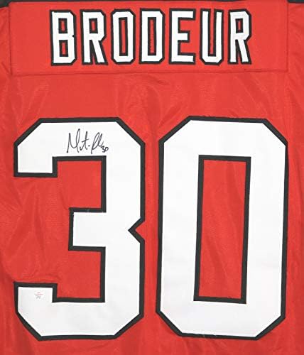 Martin Brodeur New Jersey Devils potpisao autograpd Red 30 Custom Jersey Paas CoA