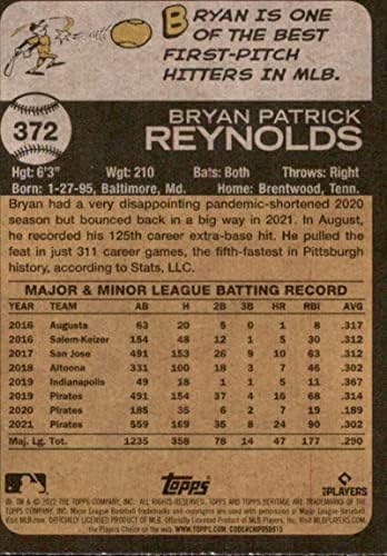 2022 Topps Heritage 372 Bryan Reynolds Pittsburgh Pirates NM-MT MLB bejzbol