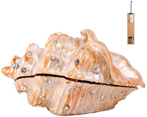 Školjka Juifeng kolekcionarske figurice na šarkama kutija za nakit držač prstena nakit dragocjena Torbica za nakit