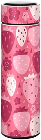 Cataku vruća ružičasta jagoda boca s vodom izolirana 16 oz nehrđajućeg čelika tikvica s bocama za kavu pij pij za višekratnu