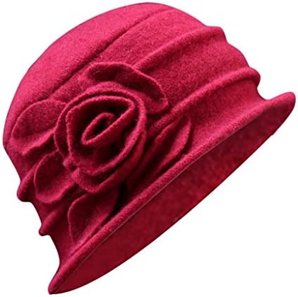 Zimske vintage cvjetne bejzbolske poklopce elegantne kante ženske cloche dame kapice woo ljetni šeširi i kapice vizir ženke