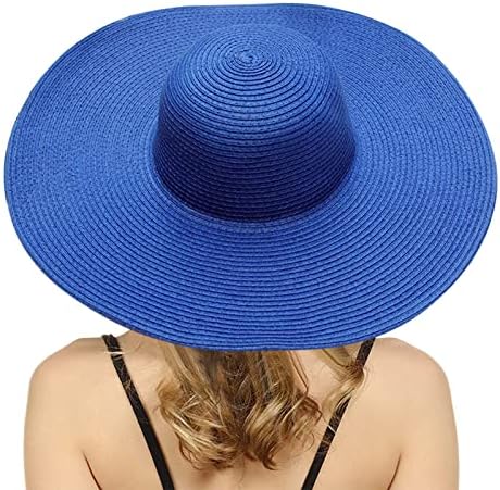 Ženski slamnati šešir za sunčanje širokog oboda ljetni šeširi za žene Slamnati šešir za plažu bongras širokog oboda sklopivi