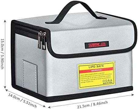 Ieago rc lipo vrećica vatrootporna baterija sigurna vrećica za eksploziju eksplozije za punjenje i skladištenje Lipo baterija