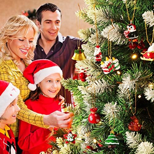 Adventski kalendar 2022,24 kom adventski kalendar odbrojavanja poklon kutija za božićno drvce mini Božićni ukrasi od smole