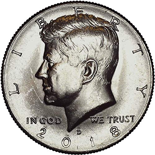 2018. d Kennedy pola dolara 50c o necirkuliranom