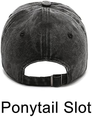 Vintage oprani otrcani pamučni tatin šešir bejzbolska kapa podesivi Uniseks kamiondžija
