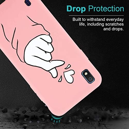 Eouine za Samsung Galaxy A10E, futrola za telefon silikon ružičasta s uzorkom Ultra vitka mekana guma otporna na udarce Žene