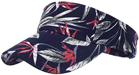 Podesiva ženska kapa za sunčanje u stilu hop ženski hip hop šešir za plažu Baseball podesivi šešir s cvijećem bez vrha bejzbol