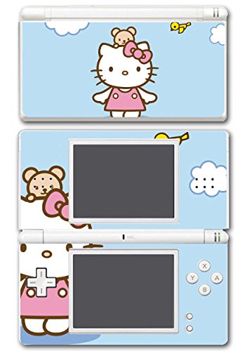Hello Kitty Blue Sky Birds Teddy Bear Video igra vinil naljepnica naljepnica za kožu za Nintendo DS Lite System