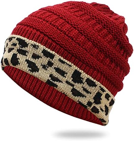 Pleteni šeširi za muškarce i žene rastezljivi šavovi u toploj boji za putovanja na otvorenom zimski šešir za bordanje