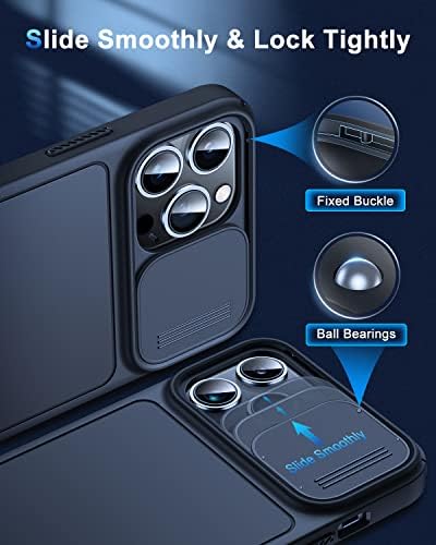 Simtect za iPhone 13 Pro Max kućište s poklopcem kamere za iPhone 12 Pro Max zaštitni slučaj [Miltary Shock otporan na šok