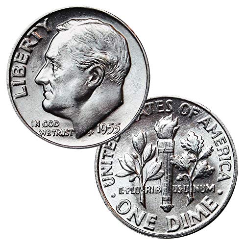 90% Silver Roosevelt 1946-1964 Mješoviti datumi Dime Bu