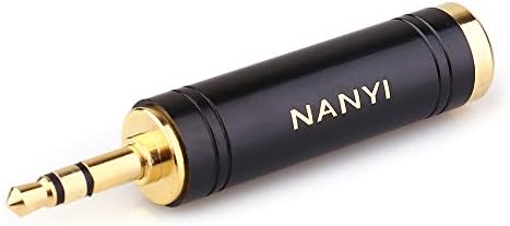 Nanyi 1/4 inčni ženski do 1/8 inčni adapter za stereo slušalice, nadogradite 6,35 mm priključak stereo utičnicu na 3,5 mm