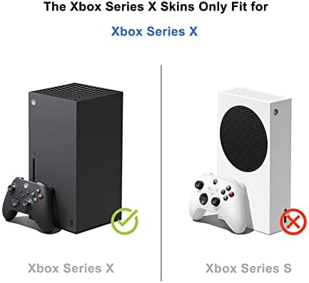 Naljepnica kože za Xbox Series X konzola i kontroler - Potpuni poklopac vinil naljepnica Skin Set kompatibilan s Xbox Series
