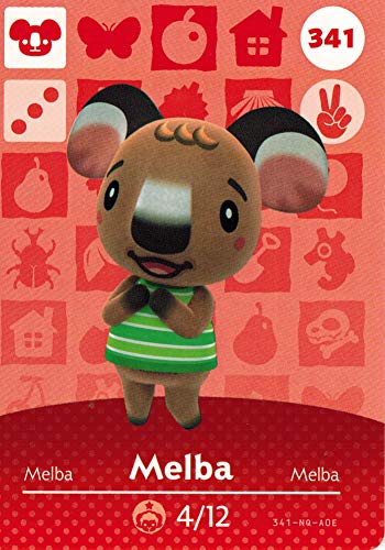 Melba - Nintendo Animal Crossing Happy Home Designer Series 4 Amiibo Card - 341