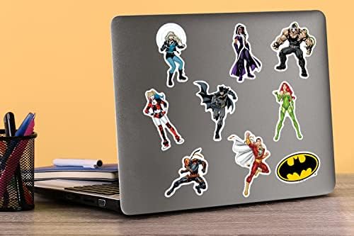 Justice League lige 50CT VINIL VELIKI DELUXE STICKERSKI PAKET - Laptop, boca vode, scrapbooking, tablet, skejtbord, unutarnji/vanjski