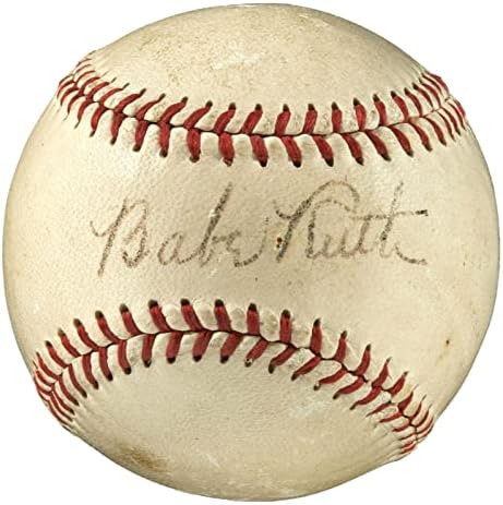 Babe Ruth Single potpisana slatko mjesto OAL bejzbol JSA/PSA/DNA 175355 - Autografirani bejzbol