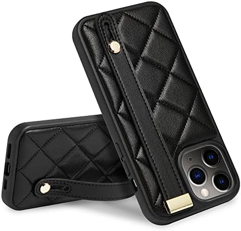 Zve iPhone 11 Pro Max Max Kickstand Case Presiped kožni poklopac, šok otporan na stalak za žensku kovčegu za poklopce kompatibilan