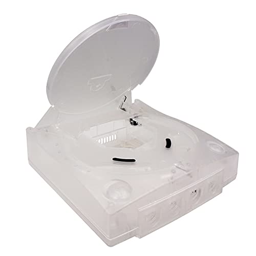 Zamjenska futrola za plastičnu školjku za Dreamcast DC retro konzole kutije, prozirna bijela