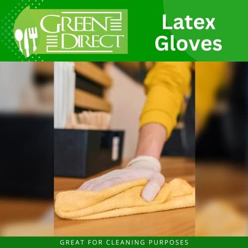 Jednokratne nemedicinske rukavice od lateksa za kuhanje opće namjene, kuhinju i kemikalije za kućanstvo bez praha 100 komada