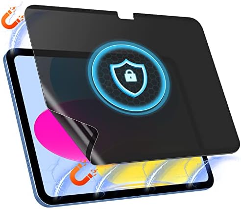 Moko zaštitnik zaslona za magnetsku privatnost za iPad 10. generaciju 10,9 inča 2022, uklonjivi i višestruki zaslon za zaštitni