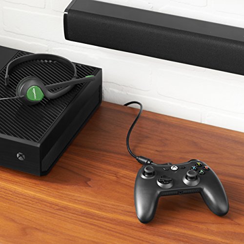 Basics Xbox One ožičeni kontroler - USB kabel od 9,8 stopa, crni, verzija 2