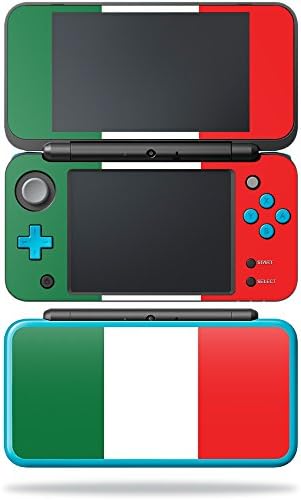 MogrySkins koža kompatibilna s Nintendo New 2DS XL - Talijanska zastava | Zaštitni, izdržljivi i jedinstveni poklopac omota