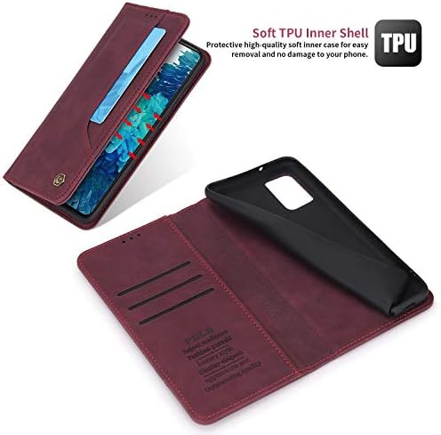 Torbica-novčanik SWP Galaxy S20 FE 5G, torbica Galaxy S20 Lite [4 utora za kartice] Flip poklopac-folio s kreditnim džep